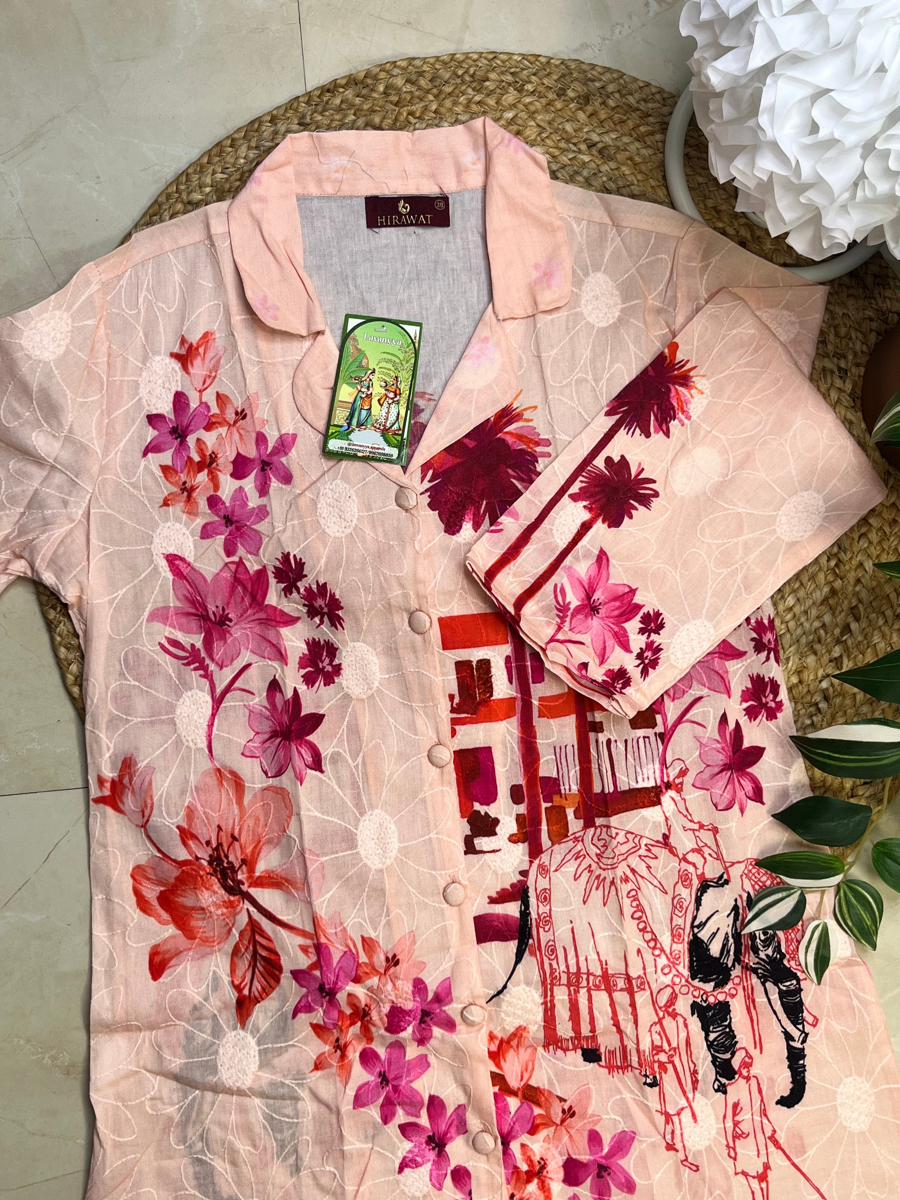 Blush Safari Co-ord Set