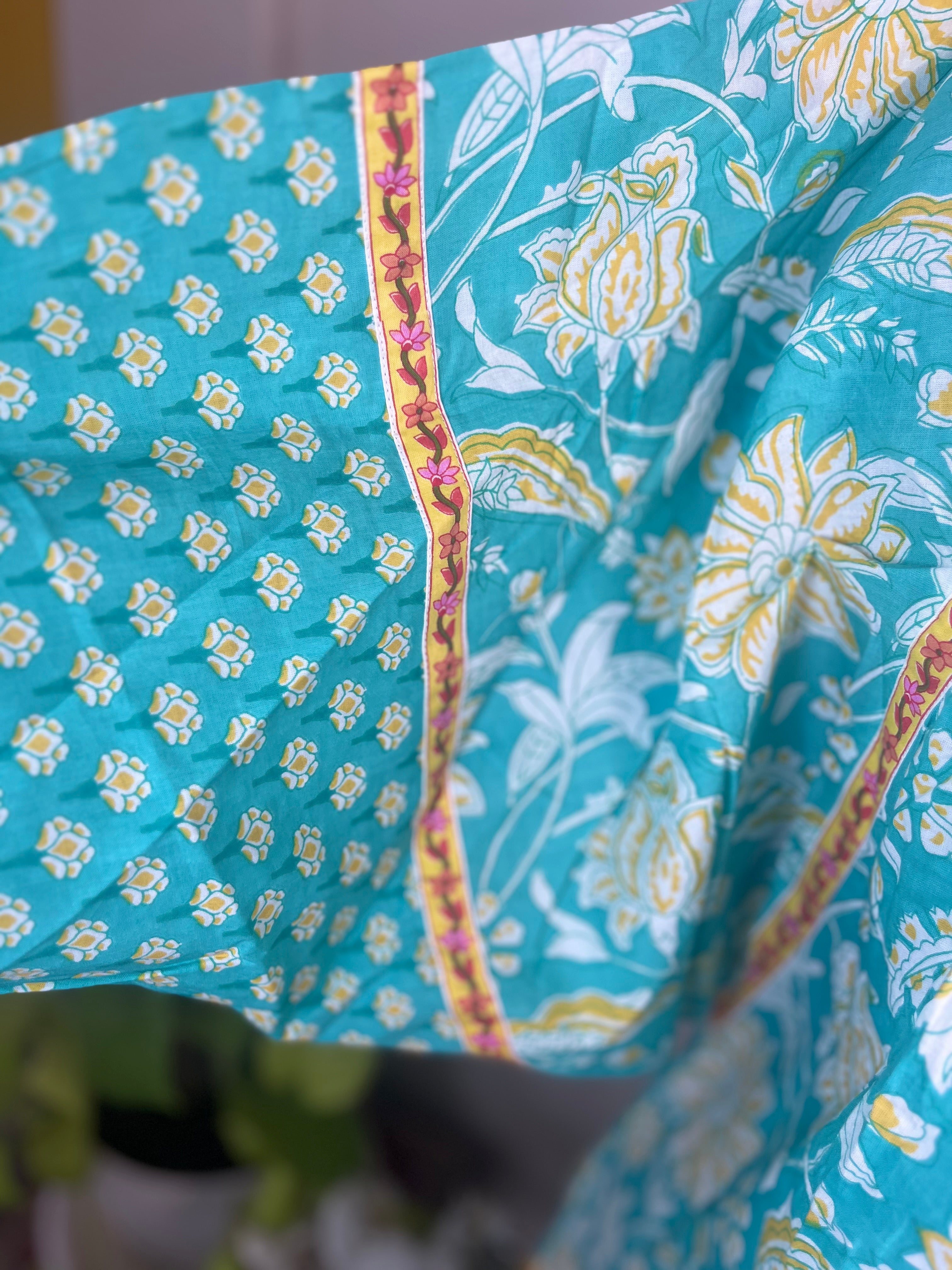 Aqua Sunshine Short Kurti
