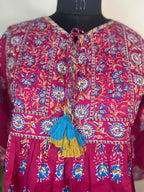 Berry Pop Top, Short Kurti