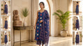 Devanshi Indigo 3-Piece Spaghetti Set