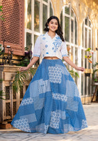 Indigo Edit Skirt Set