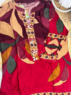 Crimson Vibe Co-ord Set