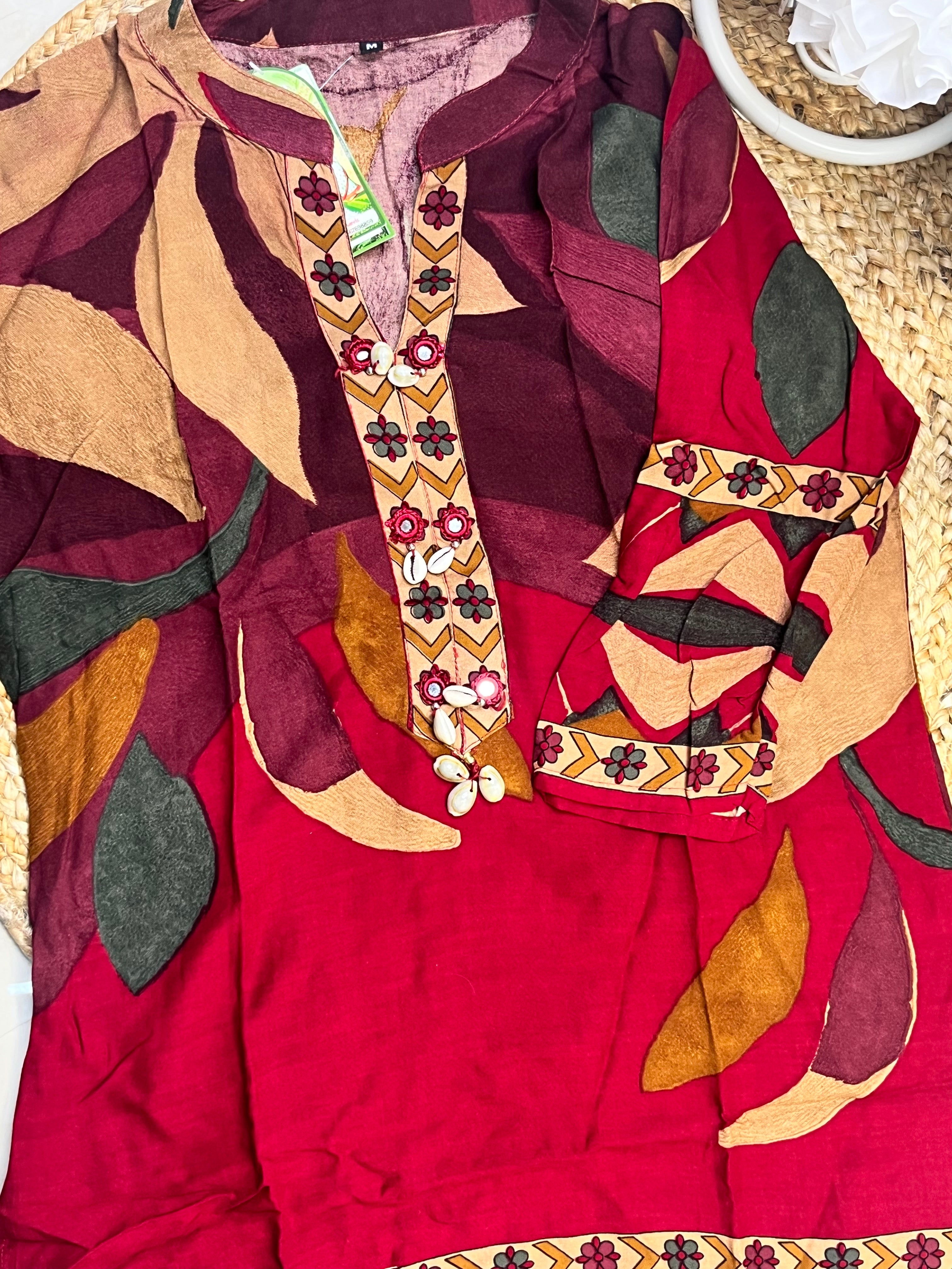 Crimson Vibe Co-ord Set