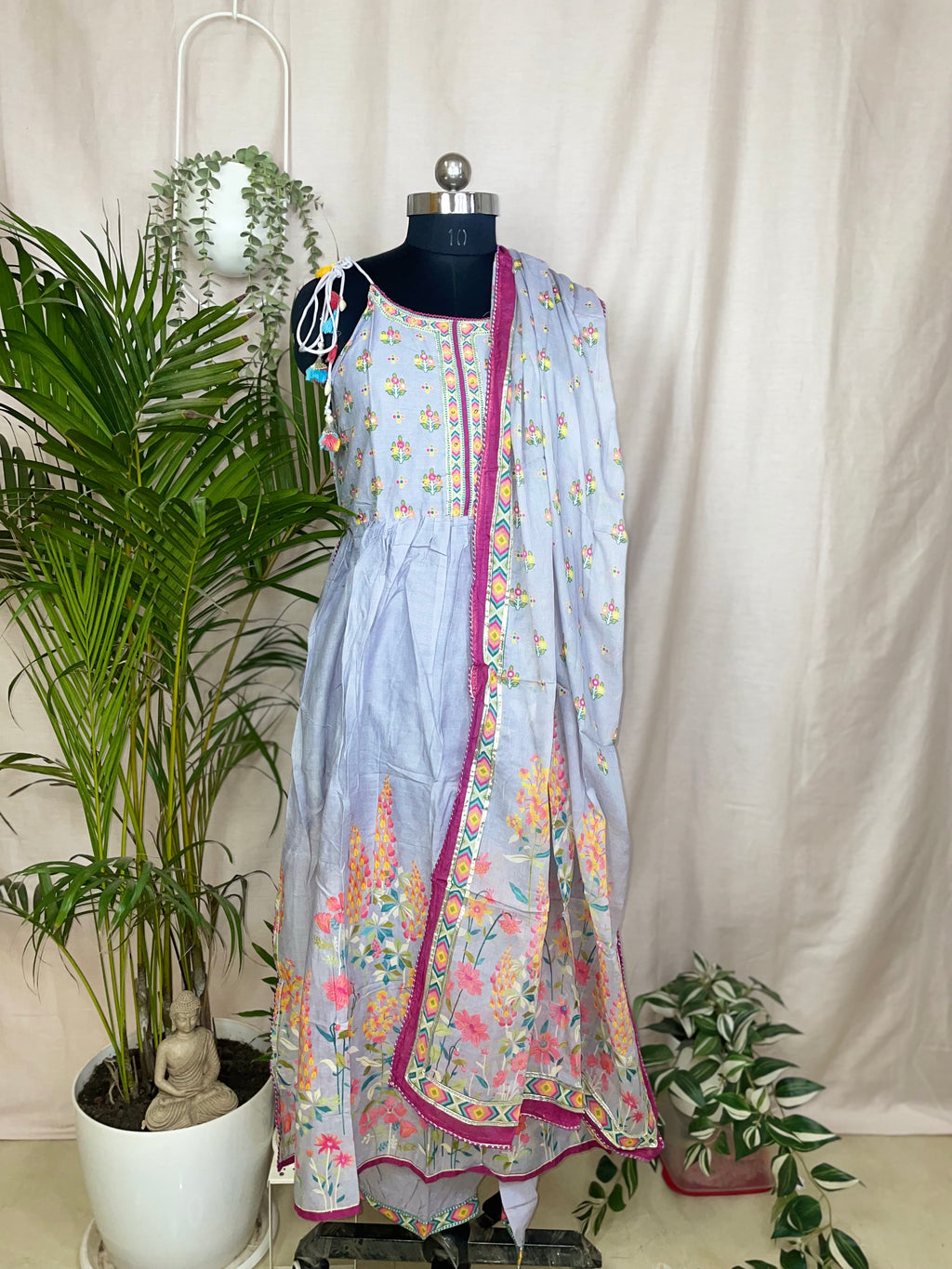 Vanya Lavender Spaghetti Dress Set
