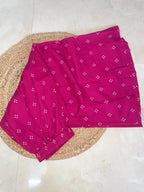 Rani Pink Hand Block Cotton Skirt Set