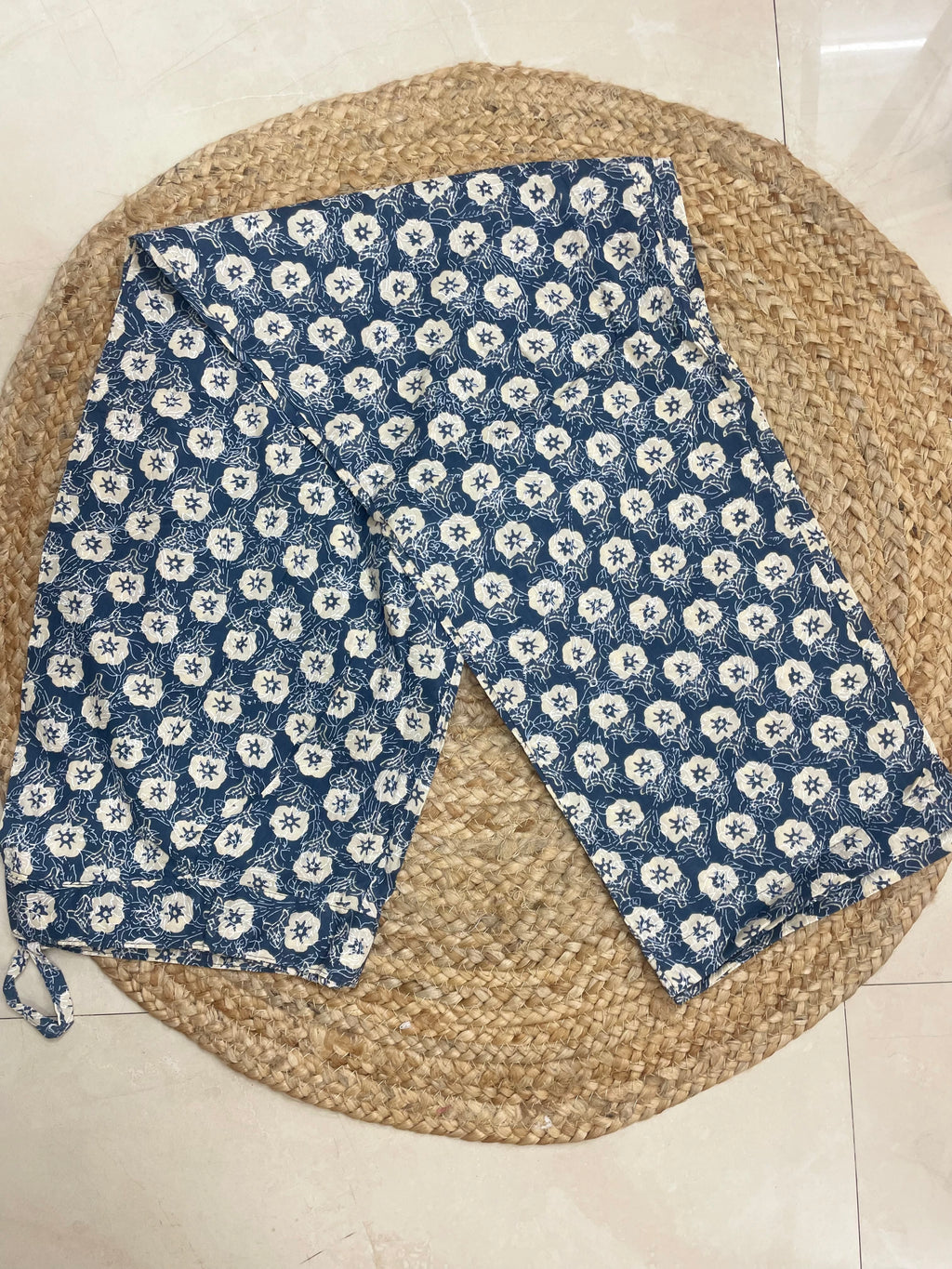 Vihana Indigo Ikat 3 Pcs Suit Set