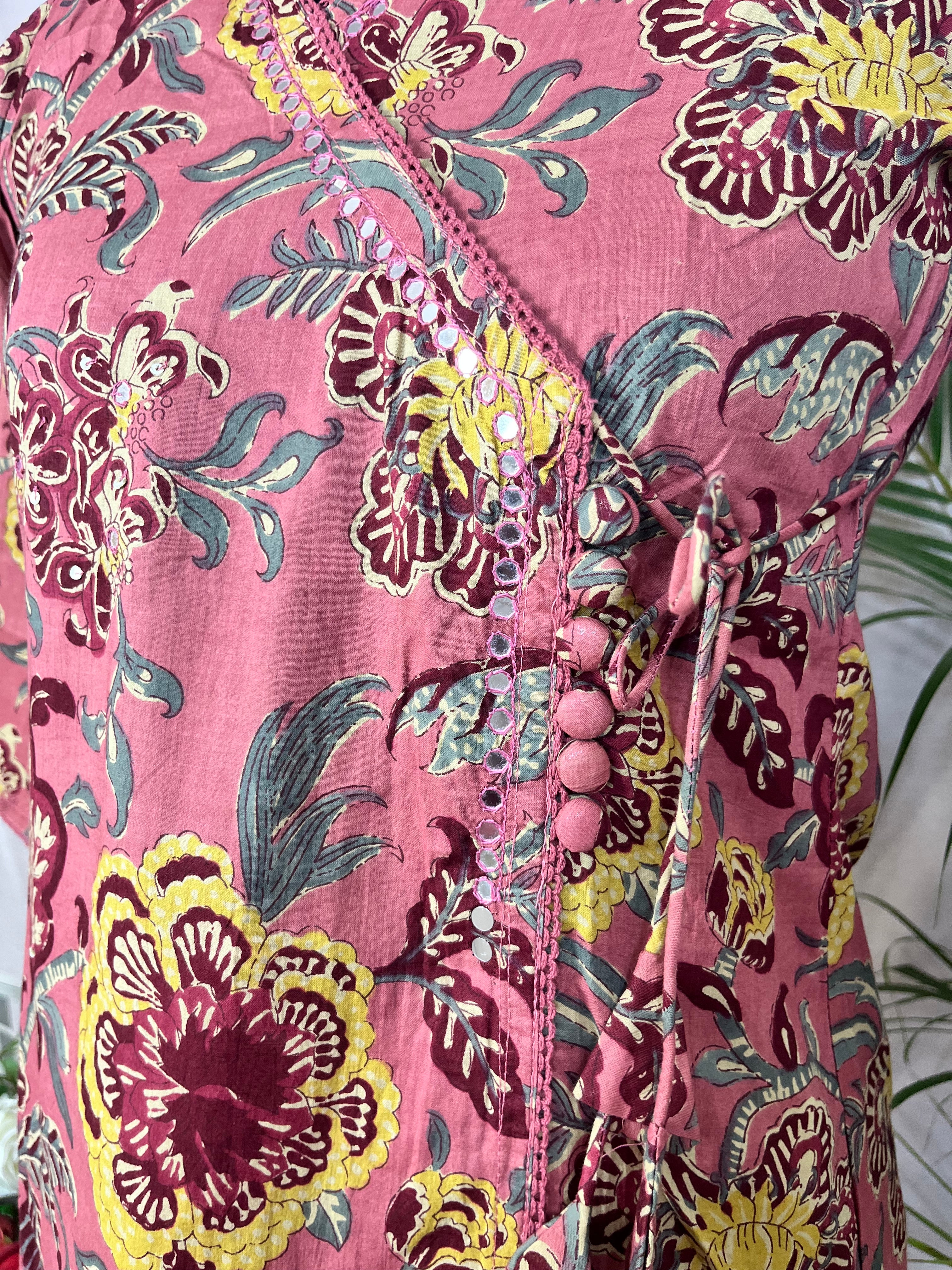 Keya Rose Floral Cotton 3 Pcs Suit Set