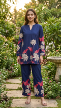 Midnight Bloom Co-ord Set
