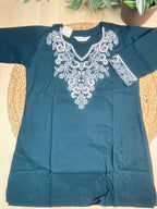 The Teal Edit Short Kurti