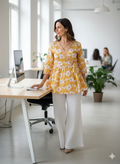 Sunshine Bloom Short Kurti