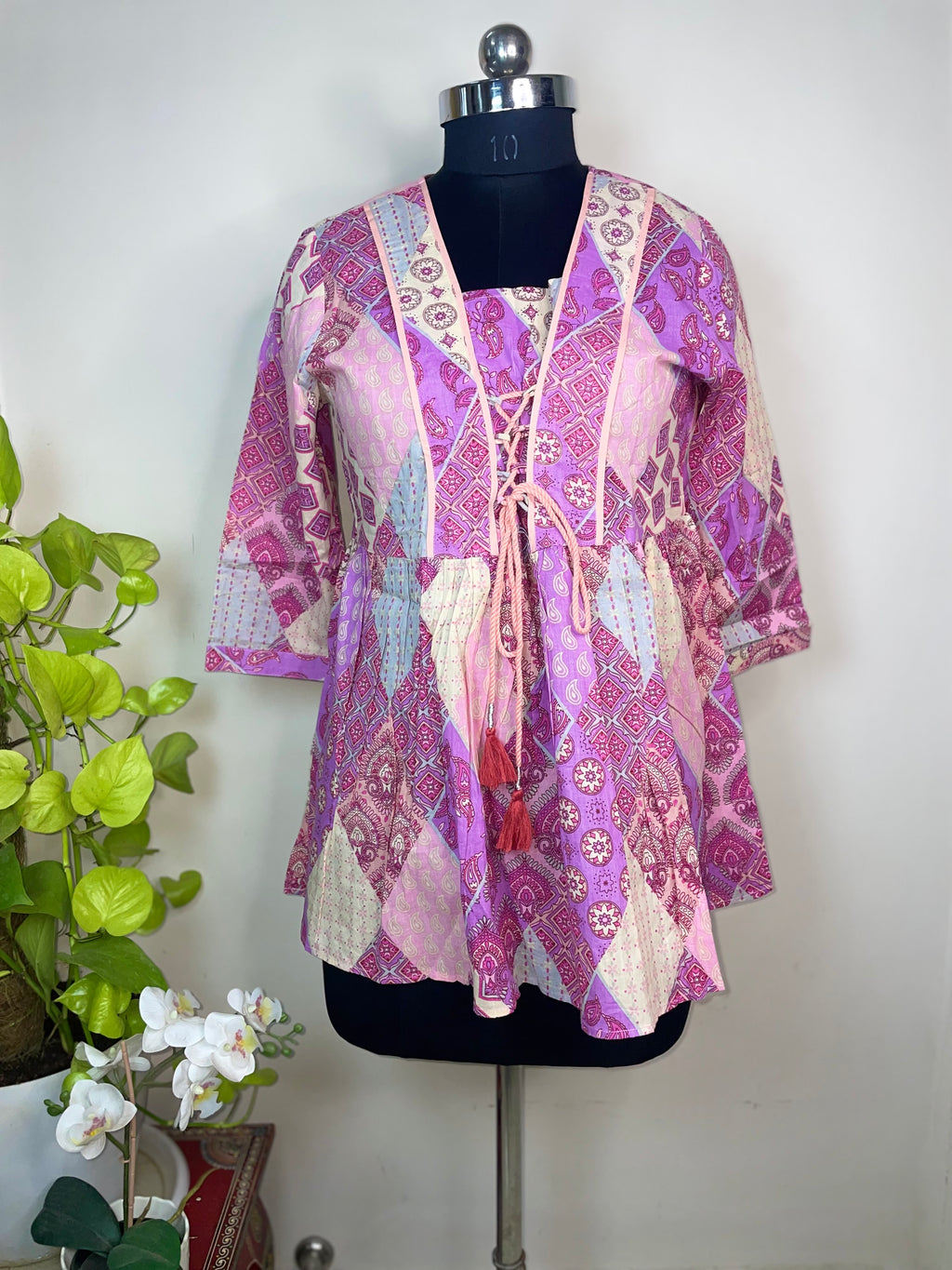 The Lilac Short Kurti
