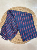 Devanshi Indigo 3-Piece Spaghetti Set