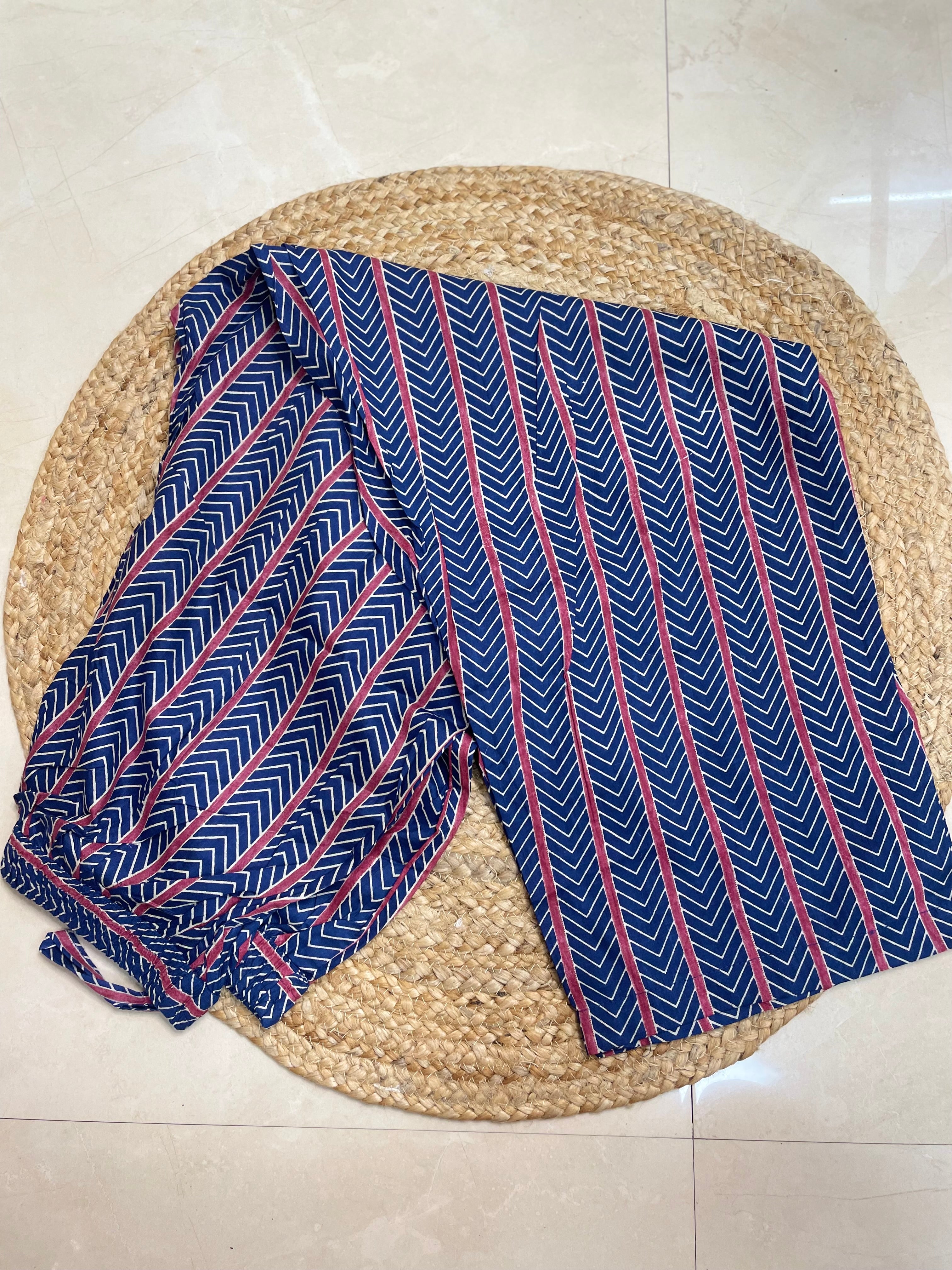 Devanshi Indigo 3-Piece Spaghetti Set