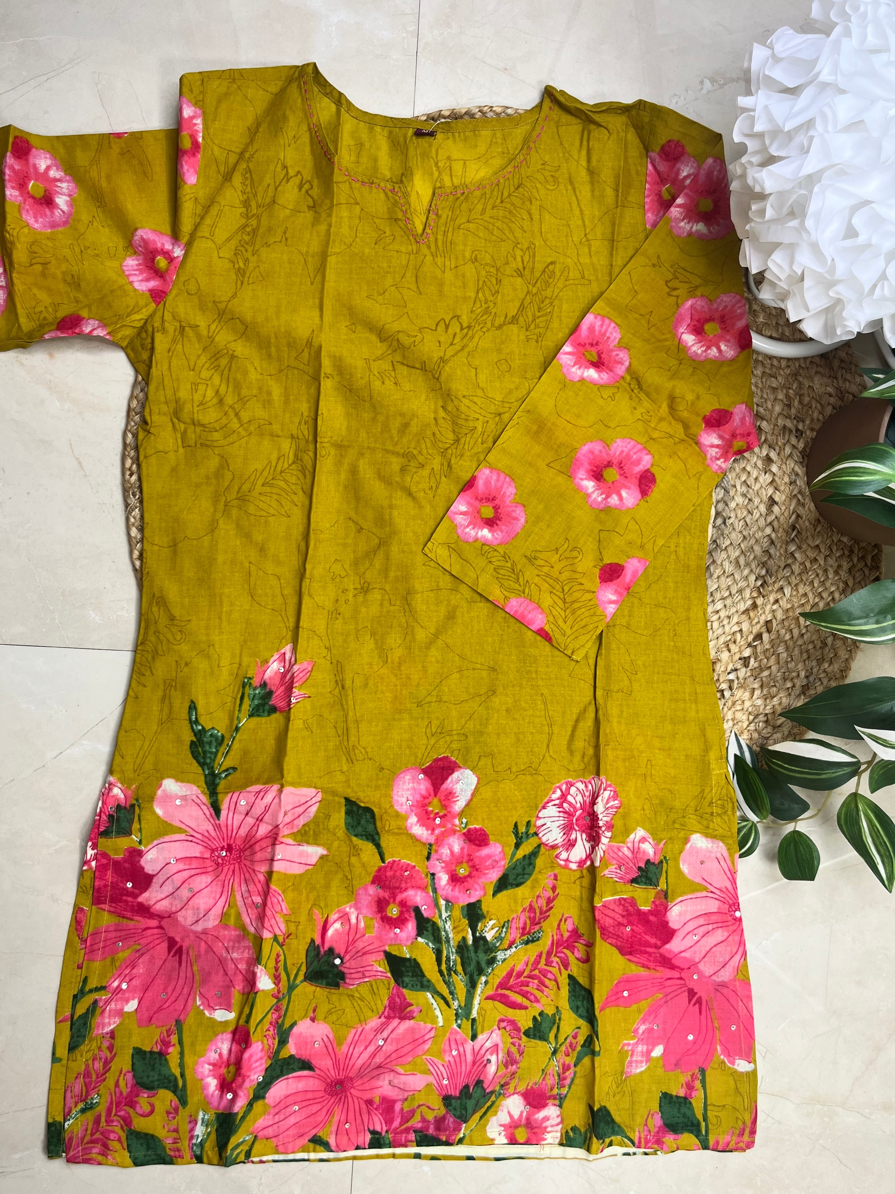 Mustard Bloom Co-ord Set