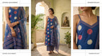 Devanshi Indigo 3-Piece Spaghetti Set