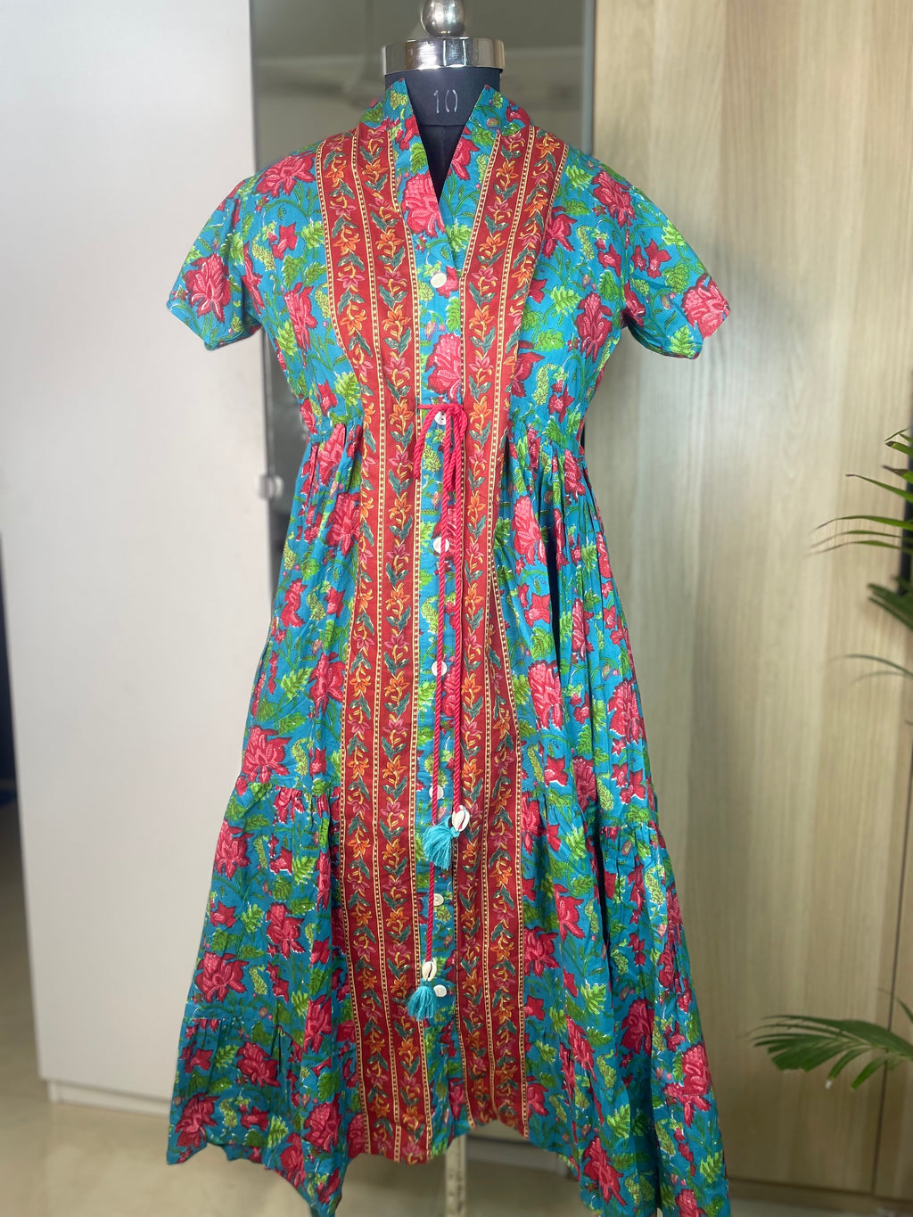 Turquoise Bloom Dress
