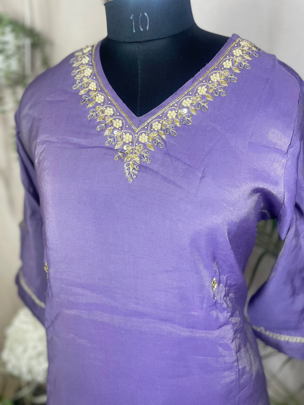 Aarvi Lavender 3 Pcs Suit Set
