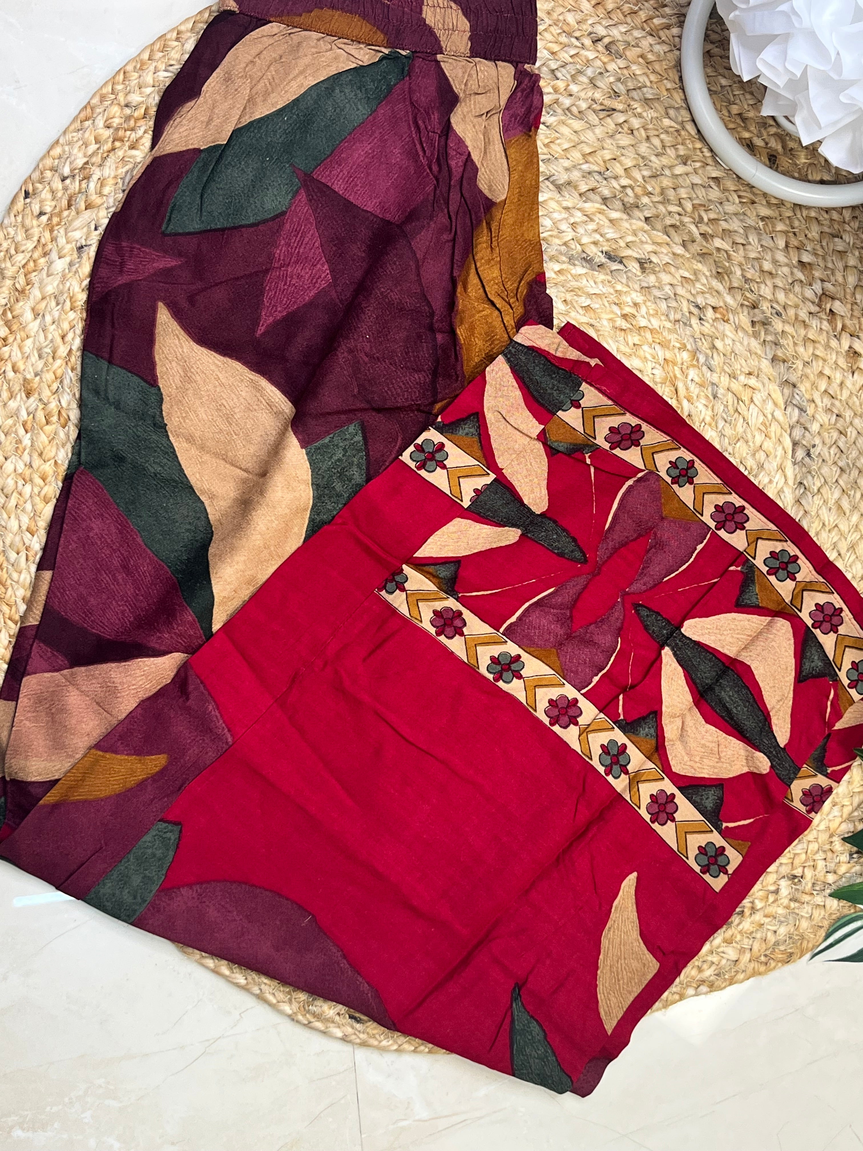 Crimson Vibe Co-ord Set