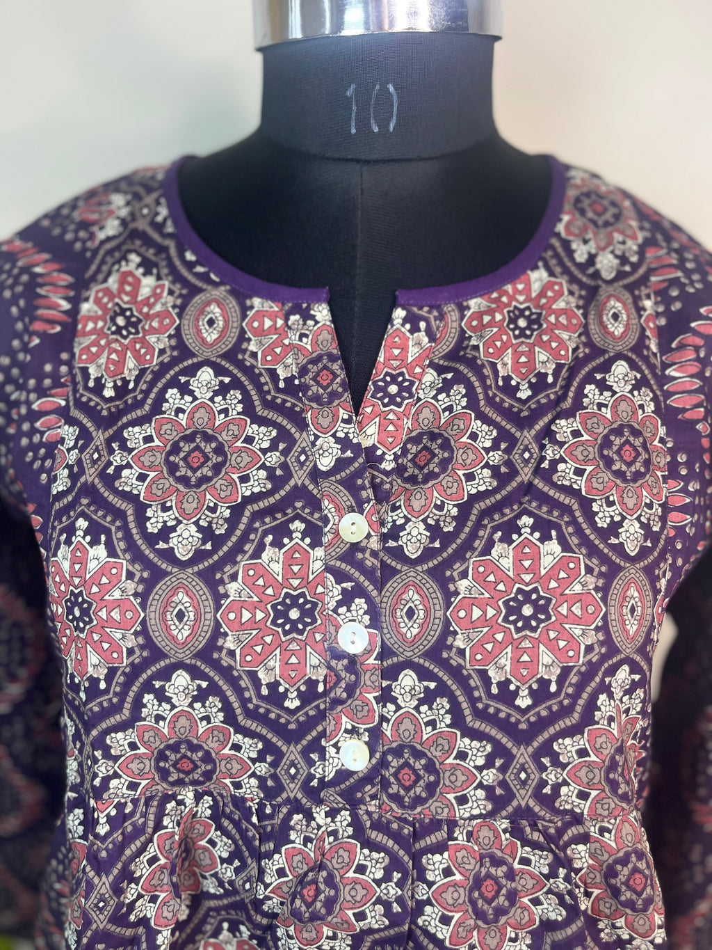 Plum Pop Short Kurti