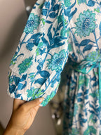 Aqua Garden Dress