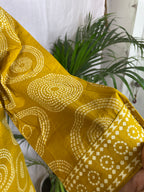 Mahi Mustard Circle Cotton 3 Pcs Suit Set
