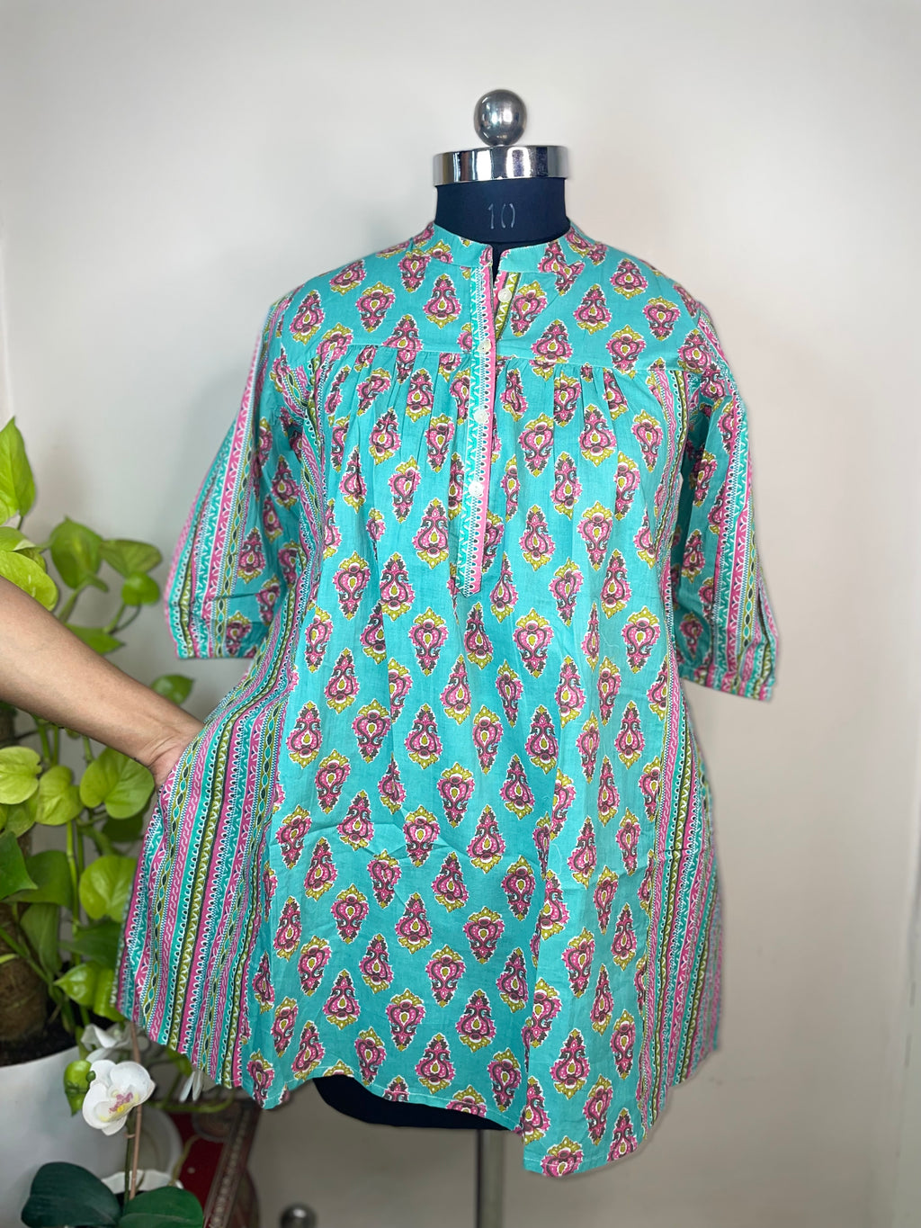 Mint Pop Short Kurti