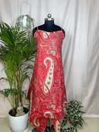 Riddhi Red Paisley 3-Piece Spaghetti  Set