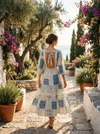 Ocean Maxi 'FREE SIZE' Dress