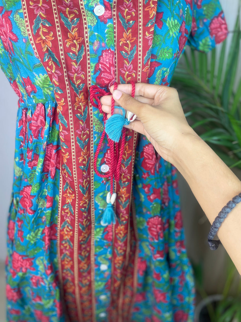 Turquoise Bloom Dress