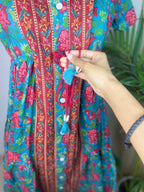 Turquoise Bloom Dress