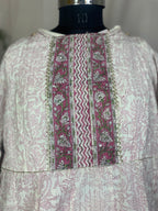 Mira Ivory Pink  Sharara 3 Pcs Suit Set