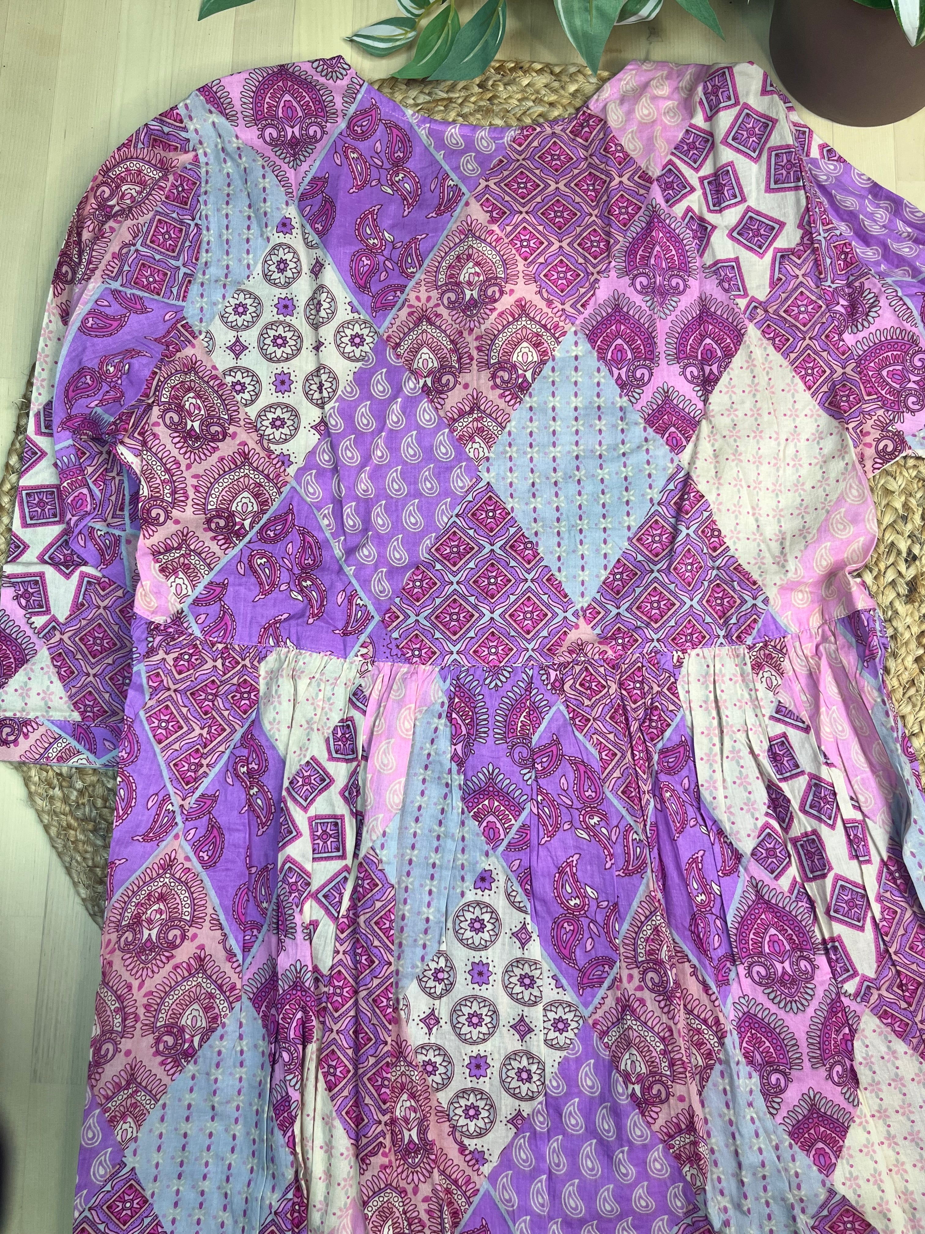 The Lilac Short Kurti