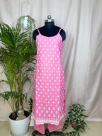 Mishri Pink 2-Piece Spaghetti Set