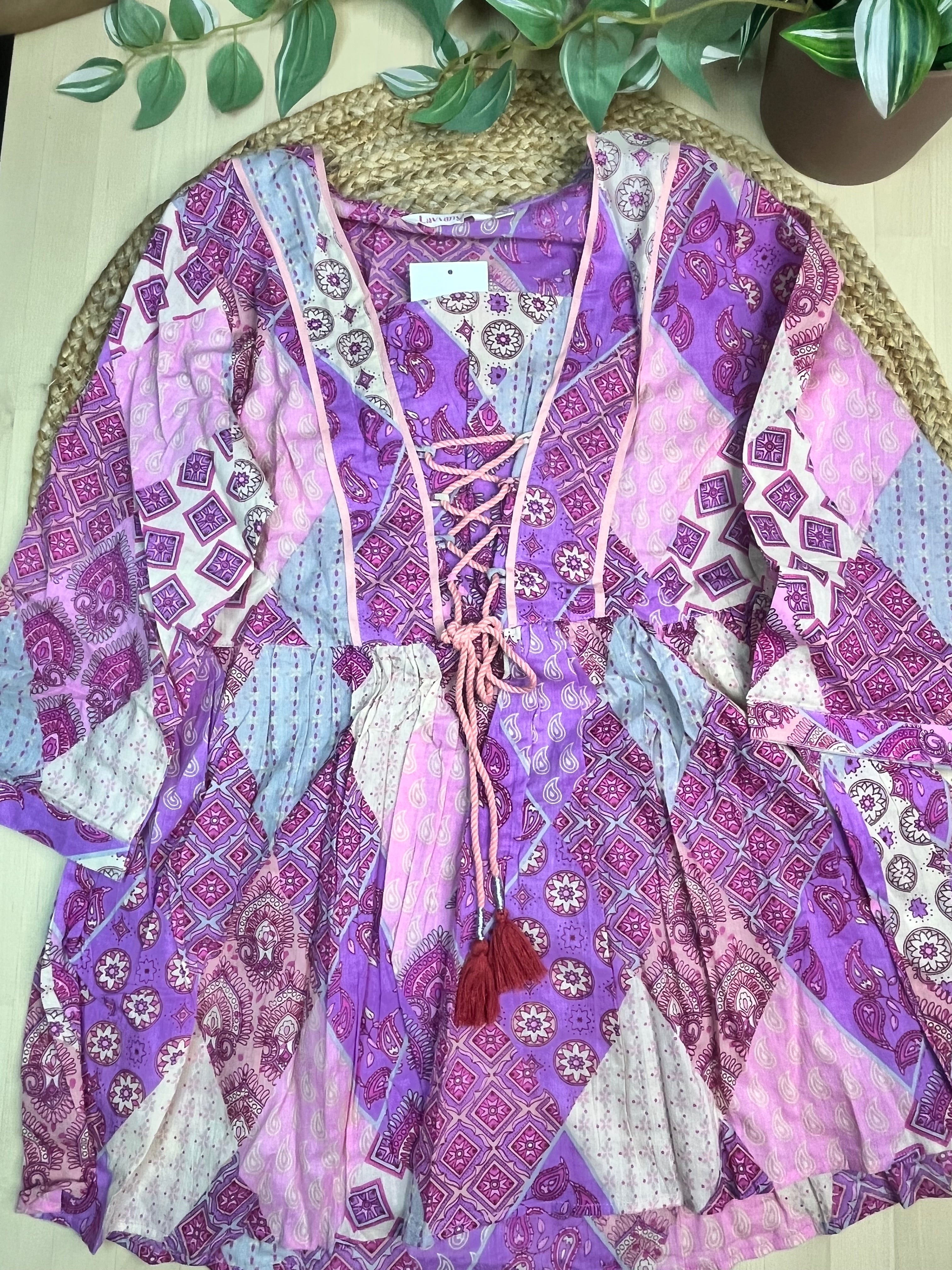 The Lilac Short Kurti